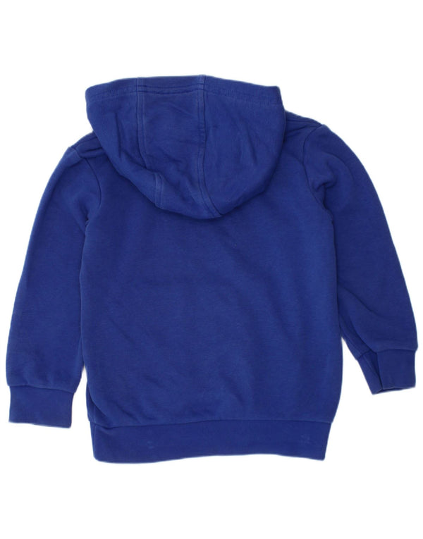 Felpa con cappuccio grafica da ragazzo Adidas 3-4 anni in cotone blu