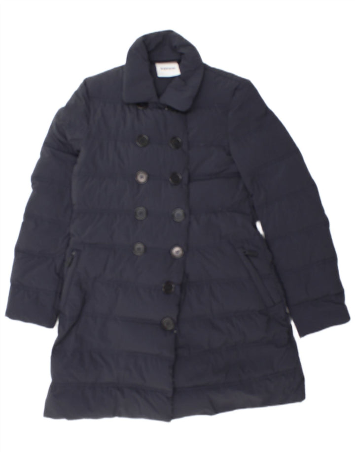 Cappotto imbottito doppiopetto da donna Aspesi UK 10 Small Blu Navy in poliammide