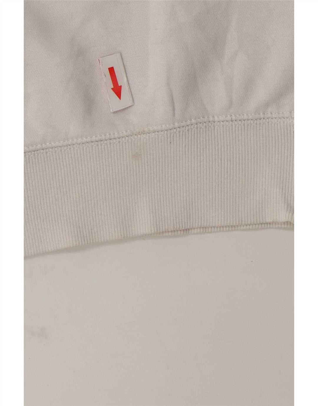 Felpa grafica da uomo Champion, maglione piccolo, cotone bianco