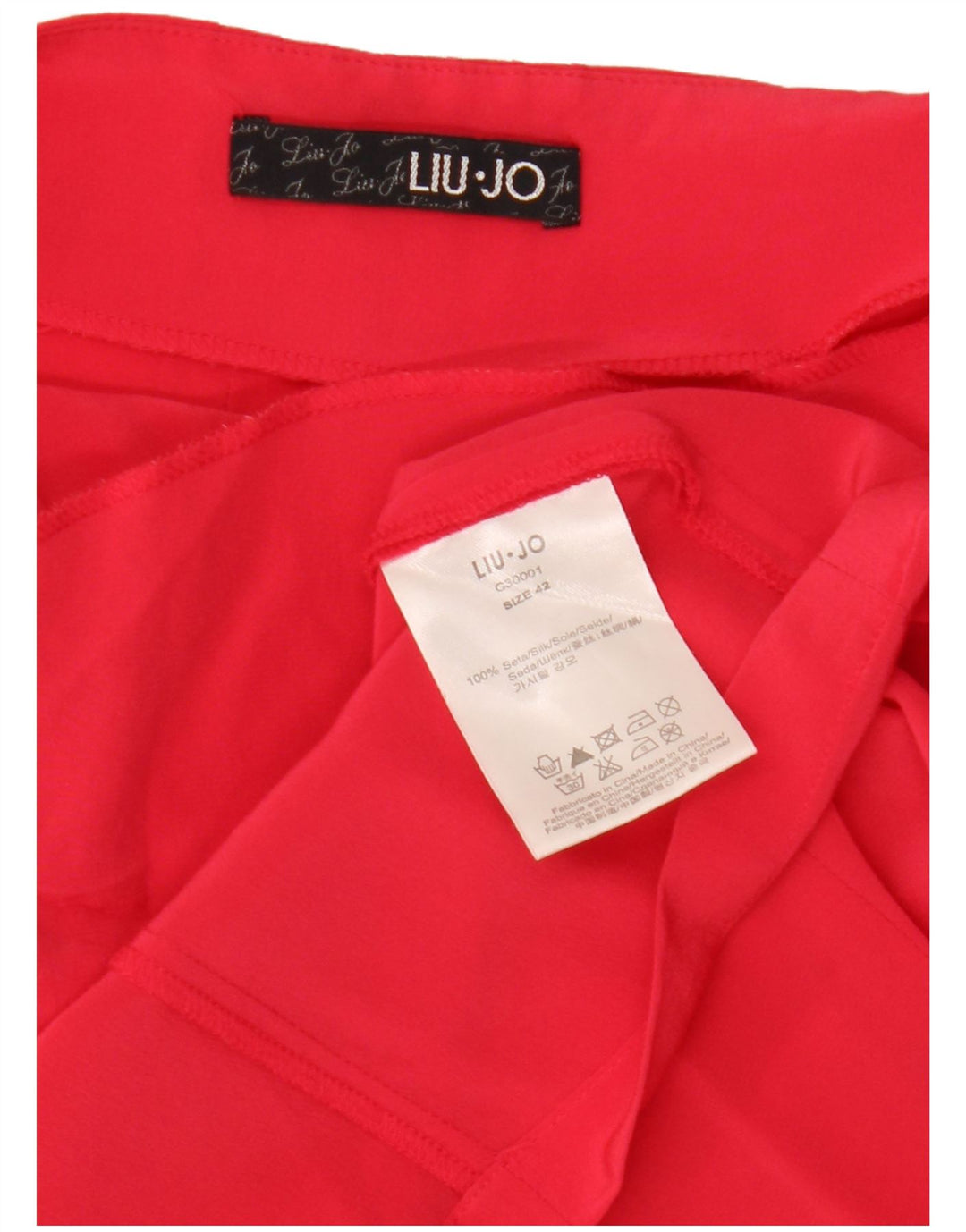 Abito Halter da Donna Liu Jo IT 42 Rosso Medio In Seta