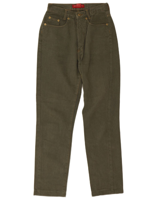 Jeans dritti da donna Banana Republic US 2 XS W24 L27 cotone kaki
