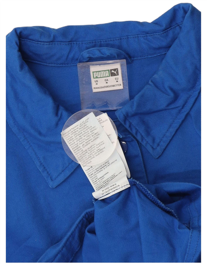 Giubbotto bomber corto da donna PUMA UK 14 cotone blu medio