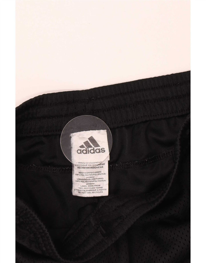 Pantaloncini sportivi Adidas da ragazzo 8-9 anni piccoli in poliestere nero