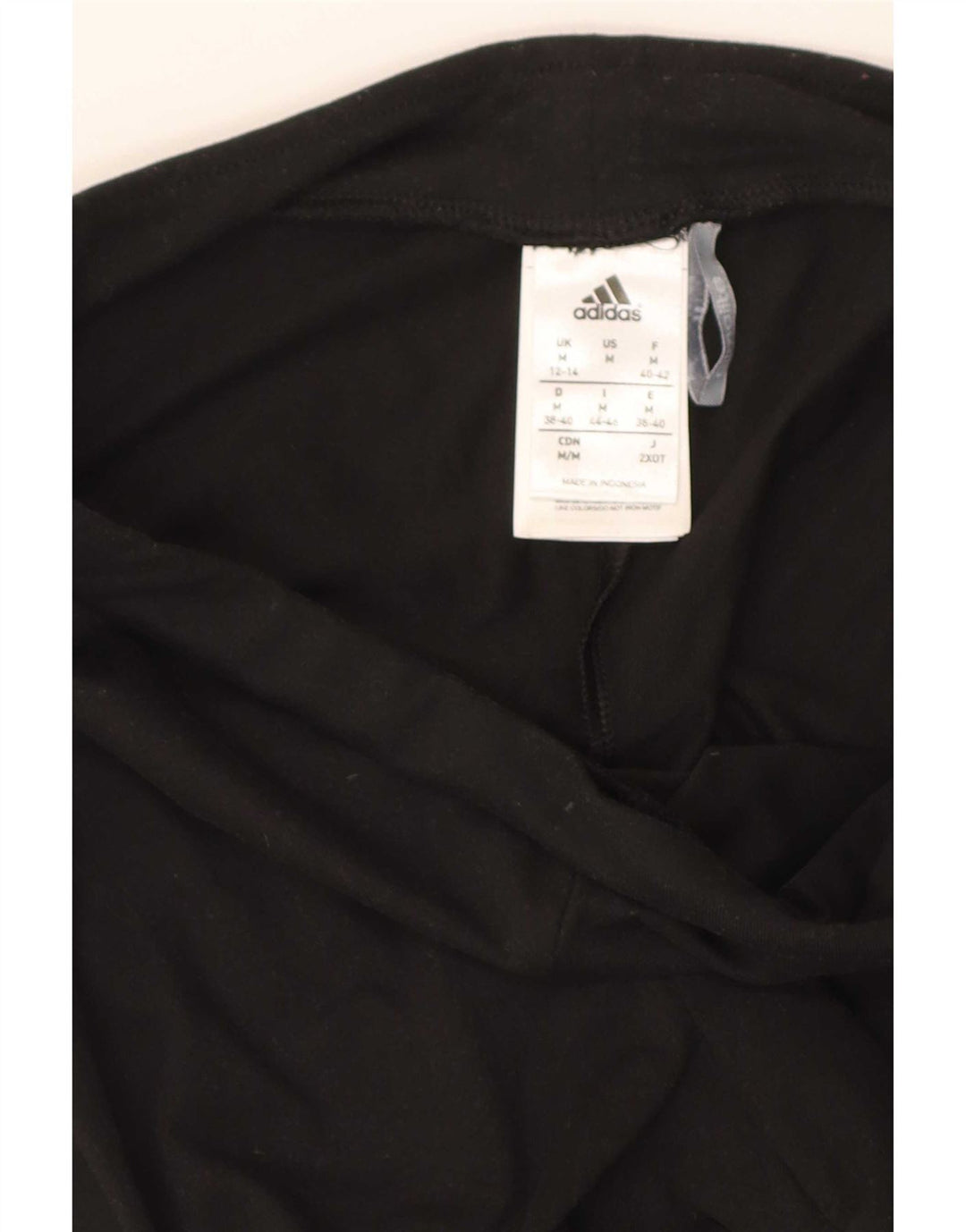 Leggings Adidas Climalite da donna UK 12/14 Poliestere nero medio