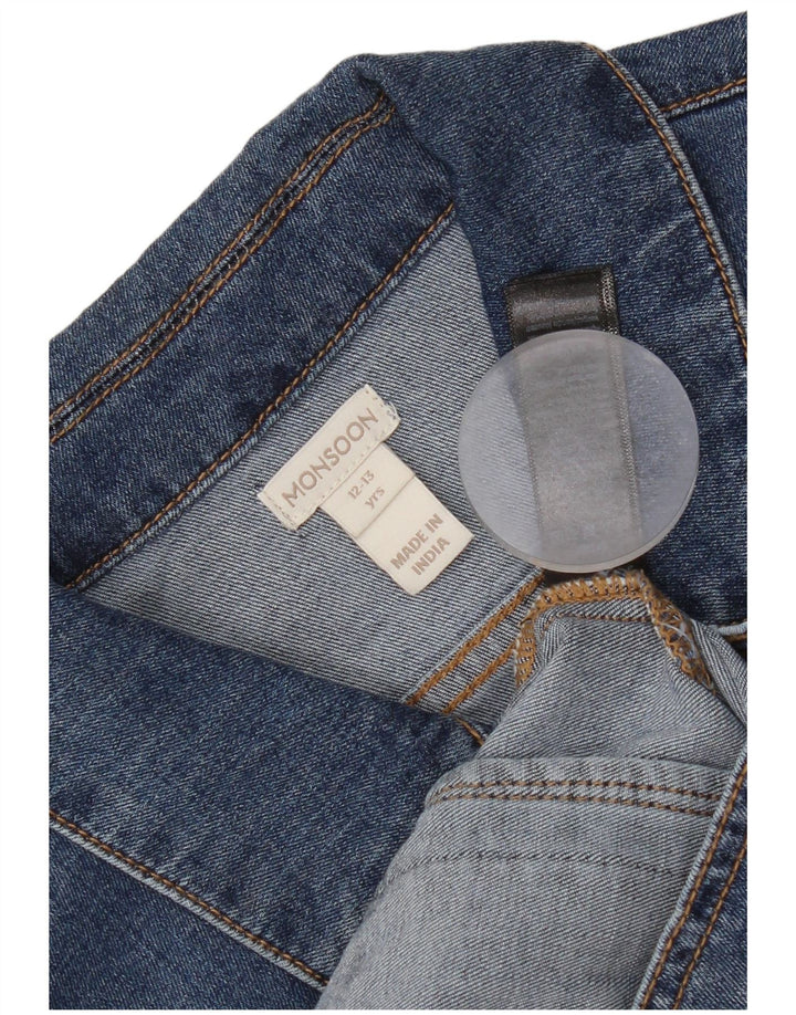 Giacca di jeans per ragazze Monsoon 12-13 anni in cotone blu