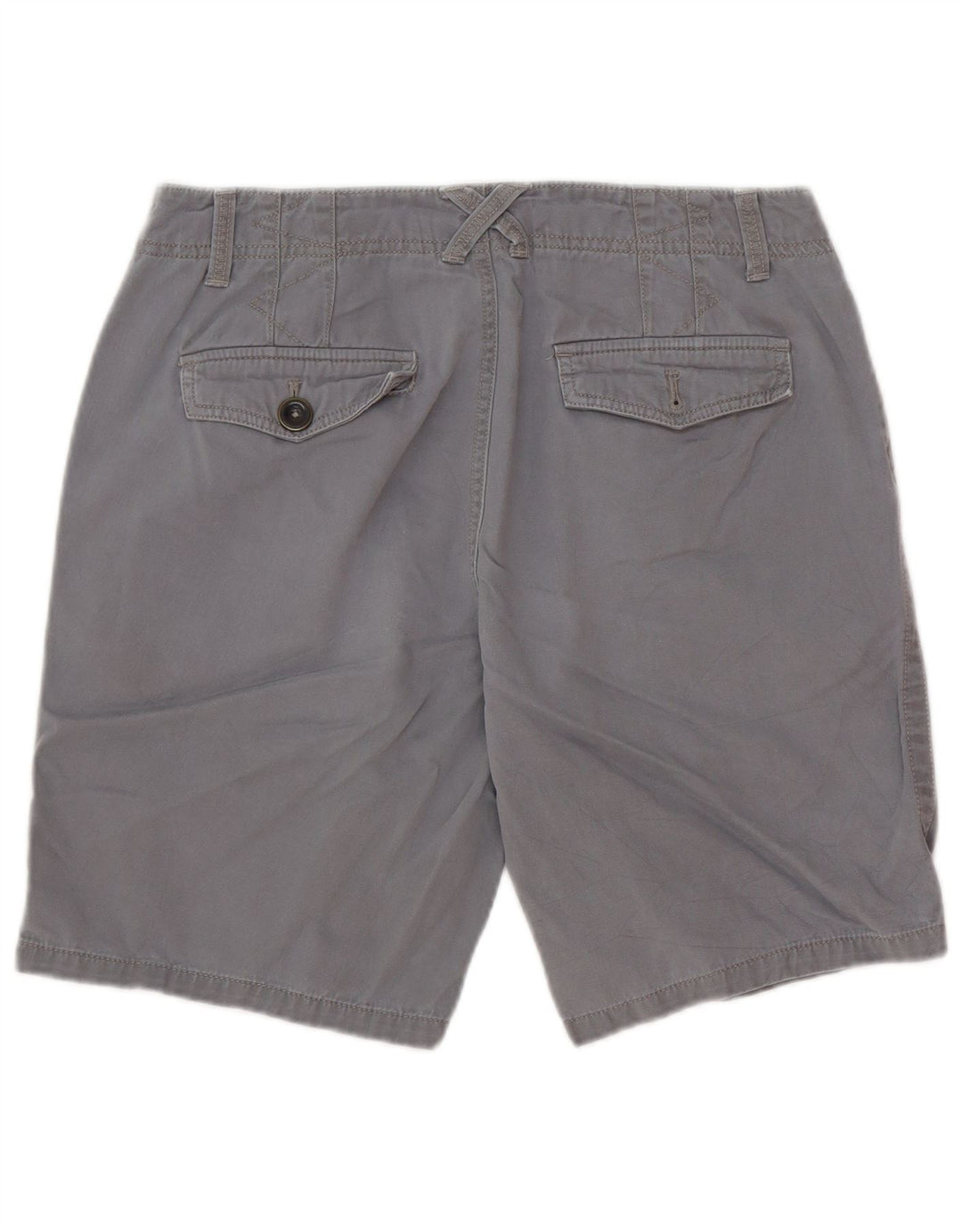 Pantaloncini chino da donna Eddie Bauer US 8 medi W30 cotone grigio