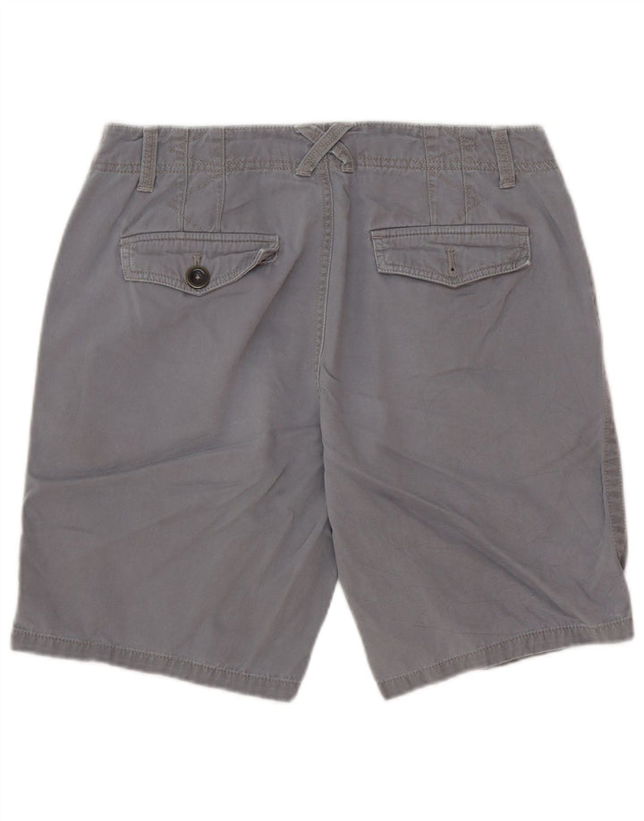 Pantaloncini chino da donna Eddie Bauer US 8 medi W30 cotone grigio