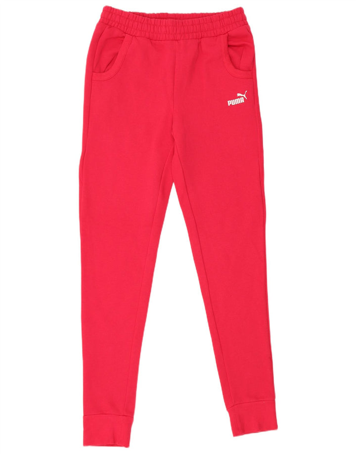 Pantaloni da tuta da donna PUMA Joggers UK 10 Small Rosa Cotone