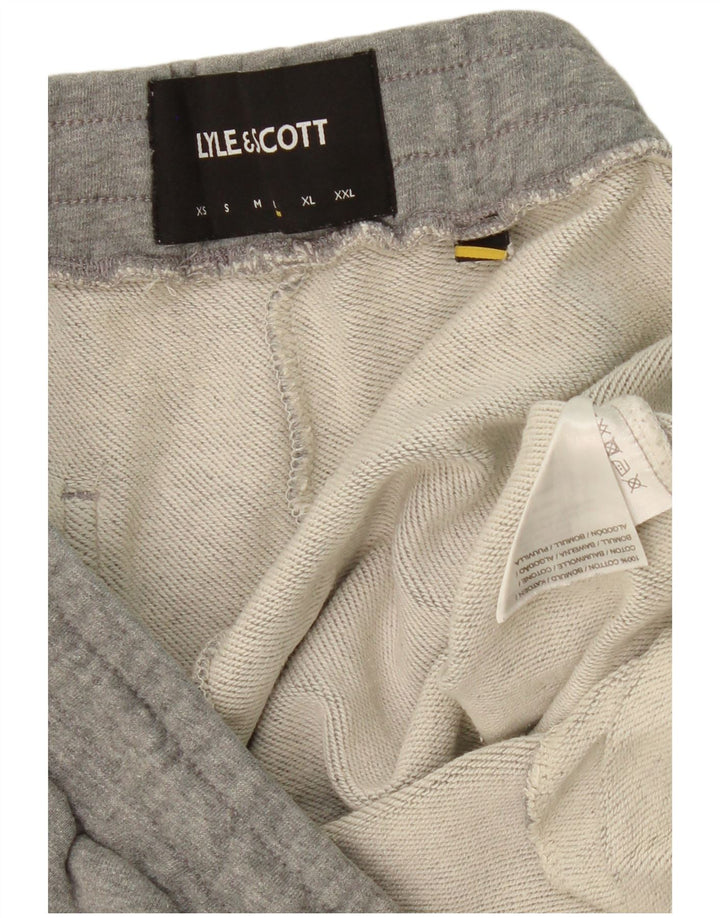 Pantaloni da tuta da uomo LYLE & SCOTT Joggers grandi in cotone grigio