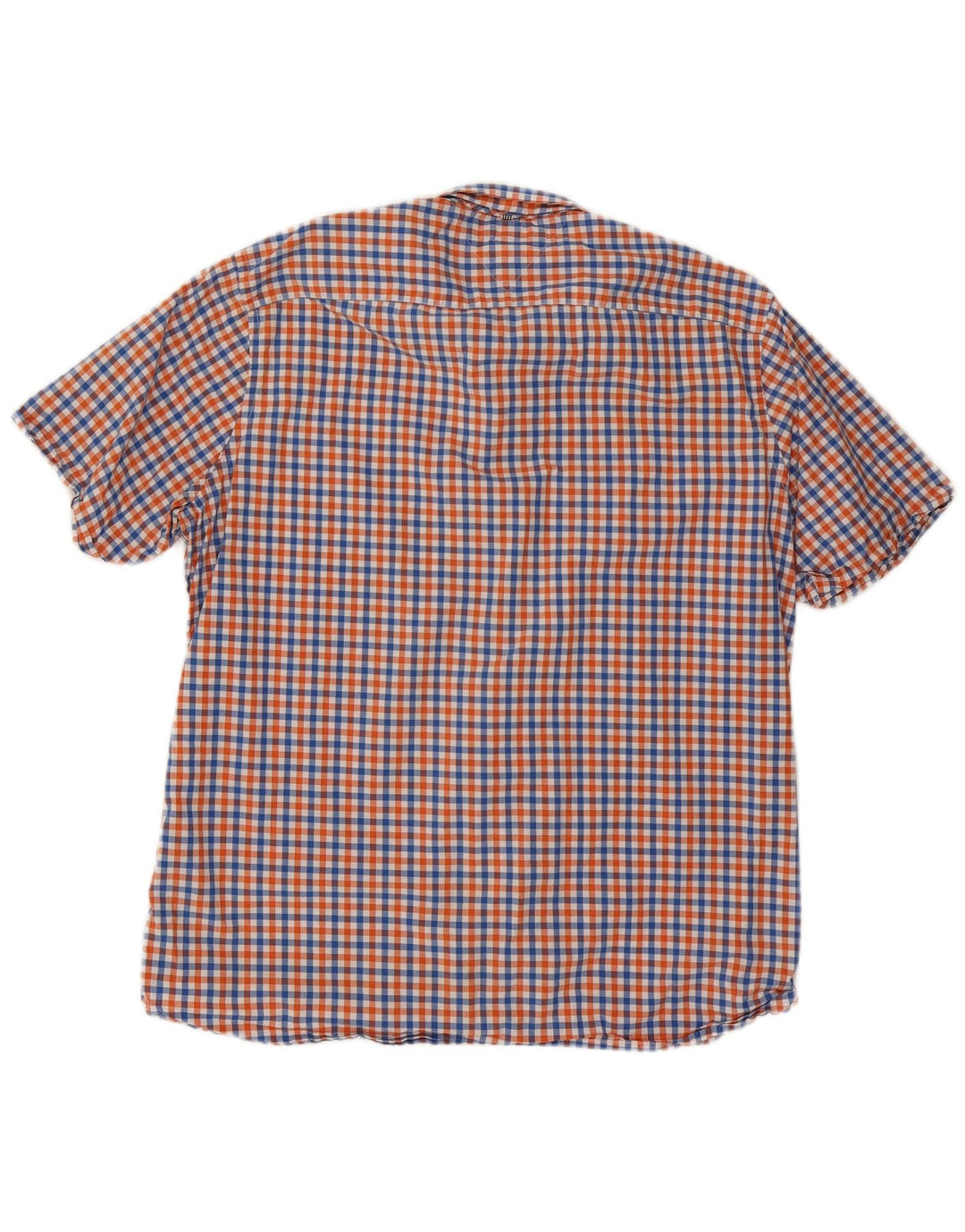 TOMMY HILFIGER Camicia a maniche corte personalizzata da uomo XL a quadretti multicolore