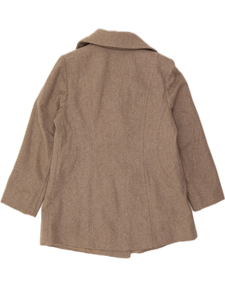 LONDON FOG Womens Pea Coat UK 16 Large Beige Wool Vintage London Fog and Second-Hand London Fog from Messina Hembry 