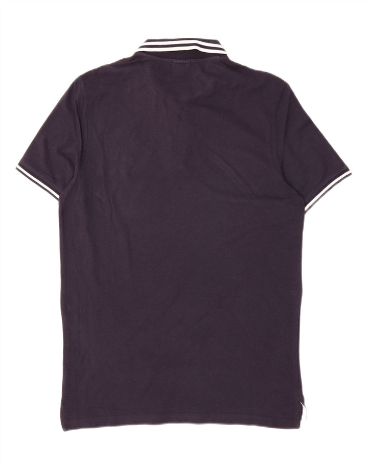 CHAMPION Mens Polo Shirt Large Navy Blue