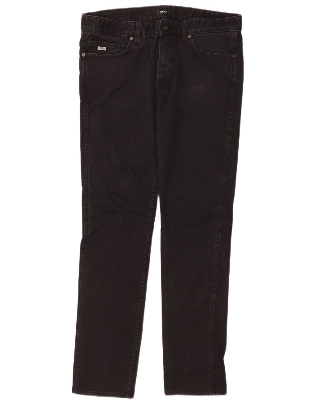 Jeans slim da uomo Hugo Boss W34 L32 cotone nero
