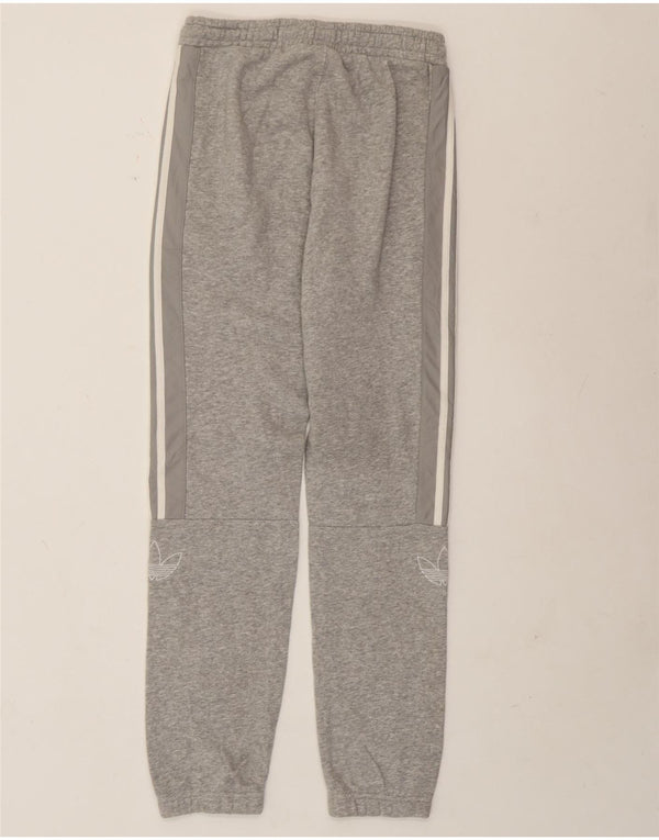 Pantaloni da tuta grafica da uomo Adidas Joggers piccoli in cotone grigio