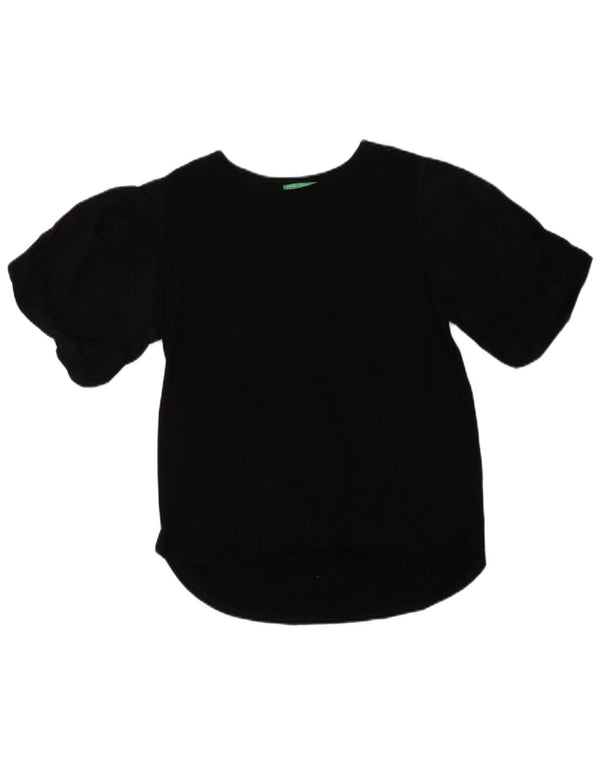 Camicetta da donna BENETTON Top UK 12 medio nero