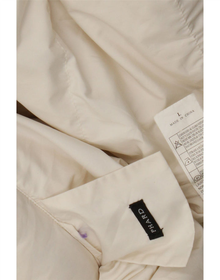 Cappotto imbottito da donna Phard UK 16 grande poliestere bianco