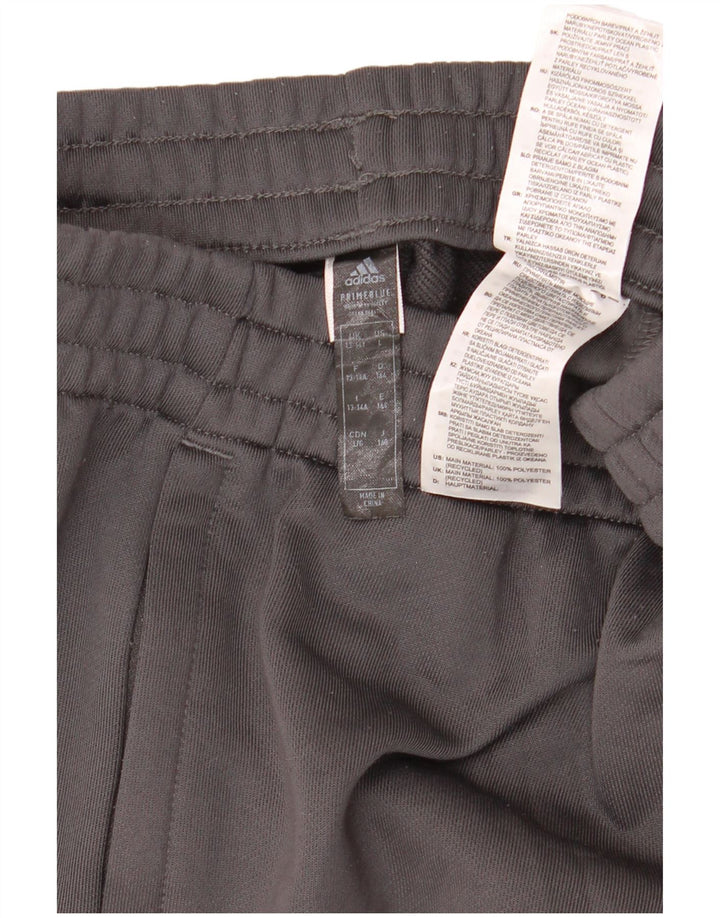 Pantaloncini sportivi Adidas da ragazzo 13-14 anni in poliestere color block nero