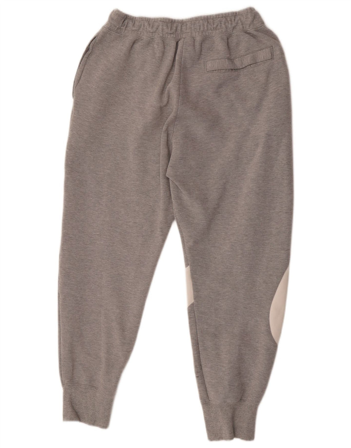 Pantaloni da tuta da uomo Nike Joggers in cotone color block grigio medio