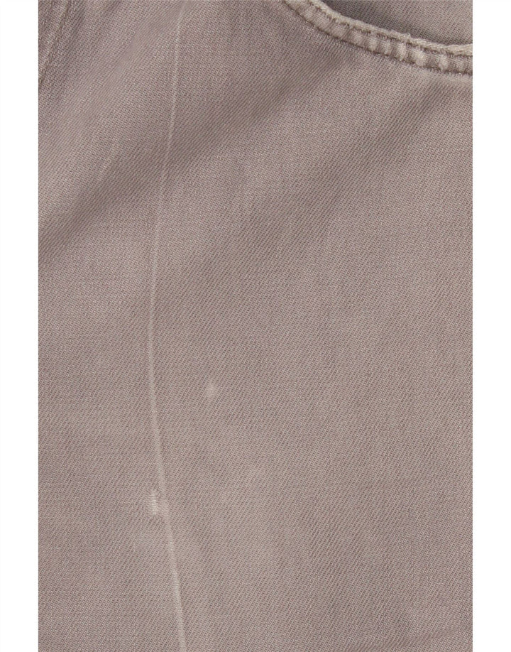 Jeans dritti da donna Levi's W32 L28 cotone grigio