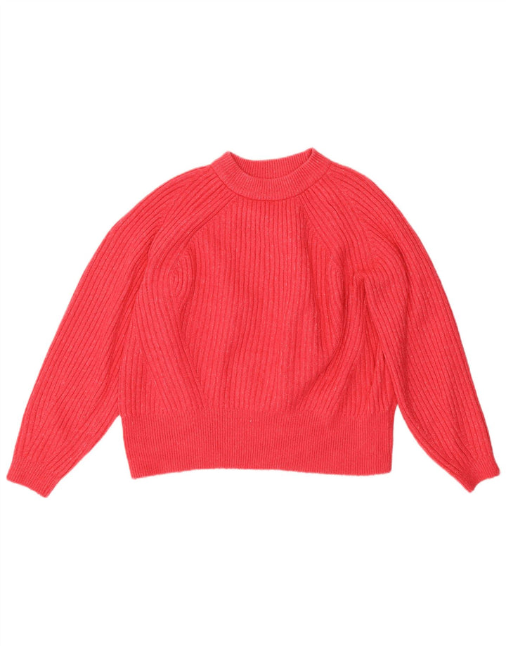 Maglione girocollo corto da donna Marks & Spencer UK 14 Rosa medio