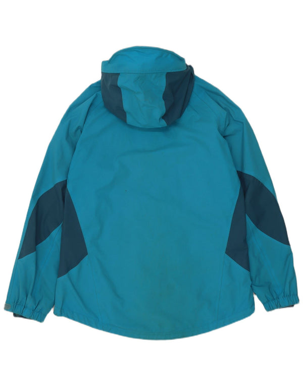 Giacca antipioggia da donna con cappuccio Sprayway UK 12 Poliammide color block blu medio