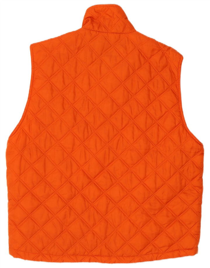 Gilet trapuntato da uomo INVICTA UK 38 poliestere arancione medio