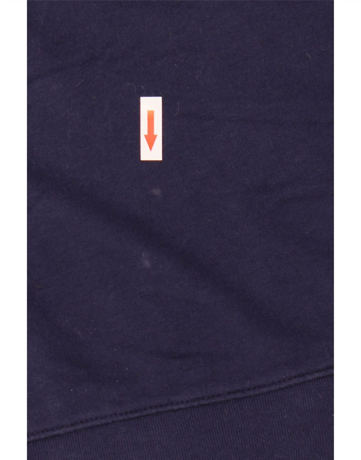 Levi's Donna Felpa Oversize con Grafica Maglione UK 10 Small Blu Navy