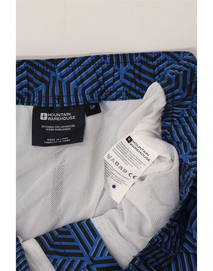 Pantaloncini da bagno da donna Mountain Warehouse Piccoli in poliestere geometrico blu