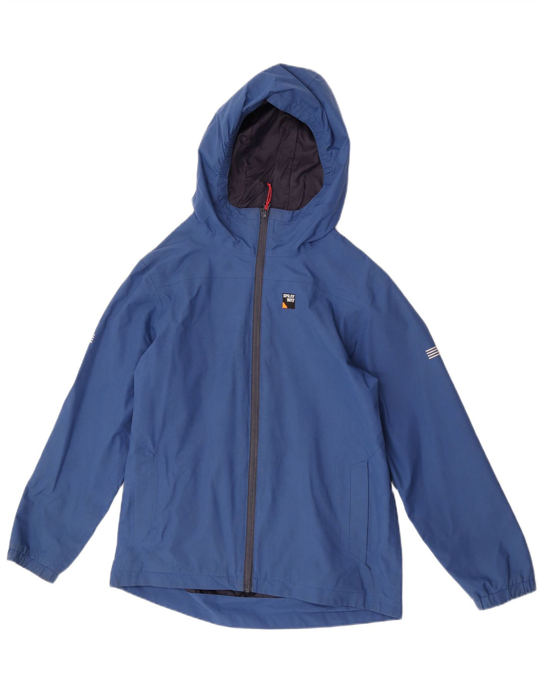 Giacca antipioggia con cappuccio Sprayway per ragazzi 12-13 anni in poliammide blu