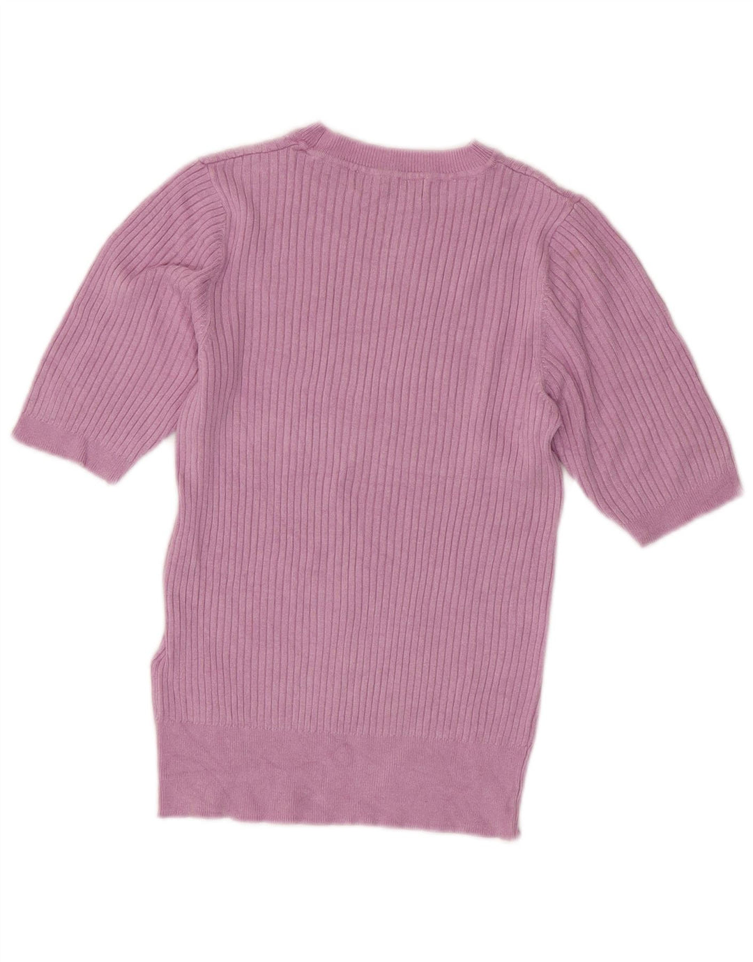 Maglione maglione girocollo da donna Marks & Spencer UK 8 piccolo viola