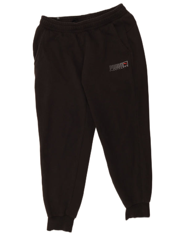 Pantaloni da tuta da donna Puma Joggers UK 14 Large Black Cotton Sports