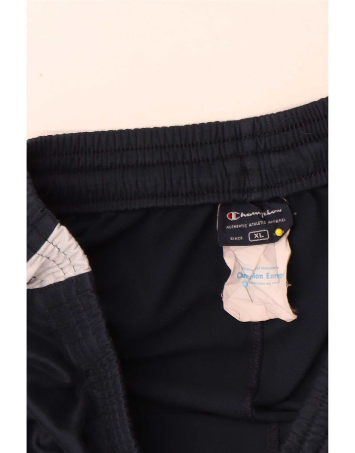 Pantaloni da tuta da uomo Champion XL Poliestere color block blu navy