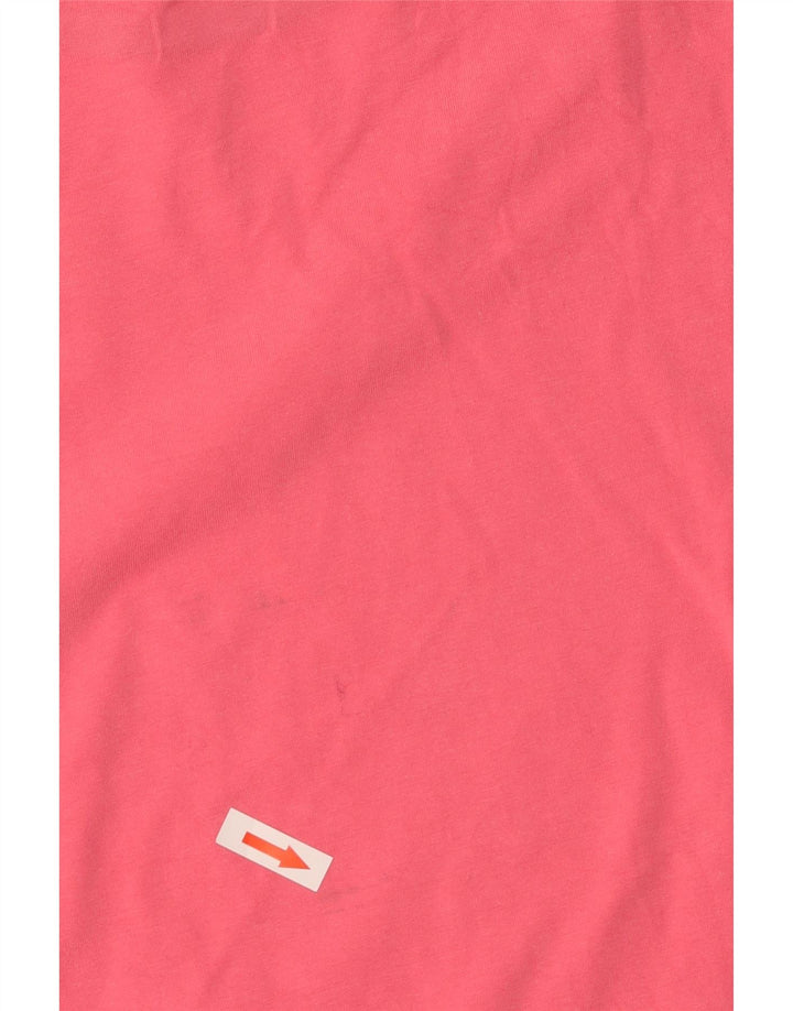 T-shirt da donna FILA Top UK 12 cotone rosa medio
