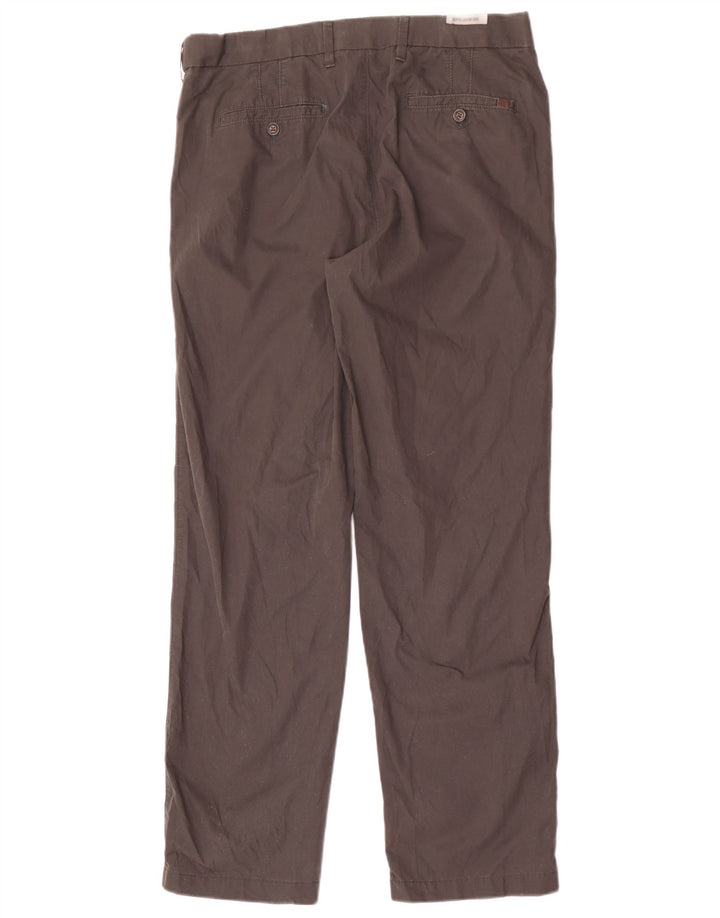 Pantaloni chino vestibilità regolare da uomo Marks & Spencer W34 L31 cotone grigio