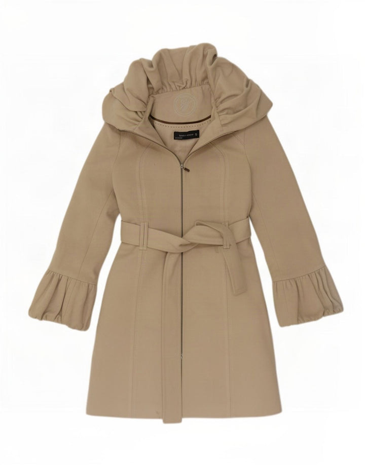 Trench da donna Zara UK 10 piccolo in lana grigia