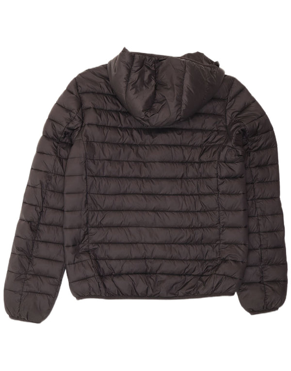 Giacca imbottita con cappuccio da uomo Kappa UK 42 XL nylon nero