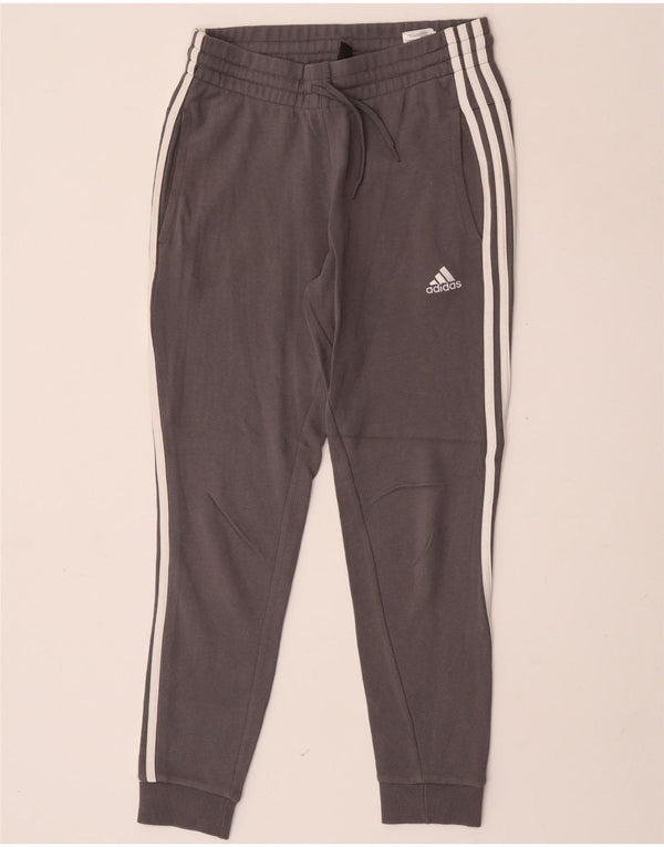 Pantaloni da tuta da donna Adidas Joggers UK 8/10 Small Cotone grigio