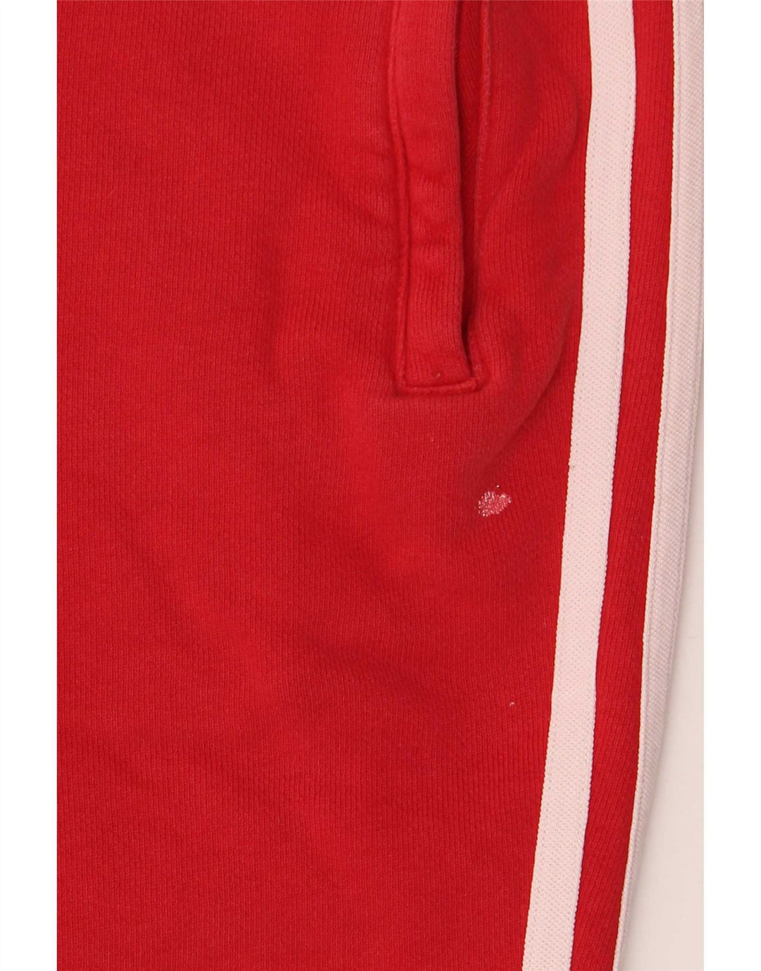 Pantaloncini sportivi da uomo Adidas piccoli in cotone rosso