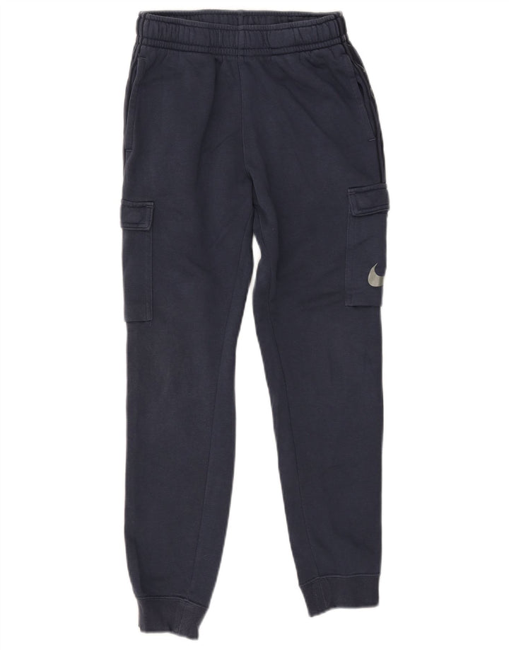 Pantaloni da tuta con grafica Nike da ragazzo, pantaloni da jogging, 10-11 anni, medio, blu navy