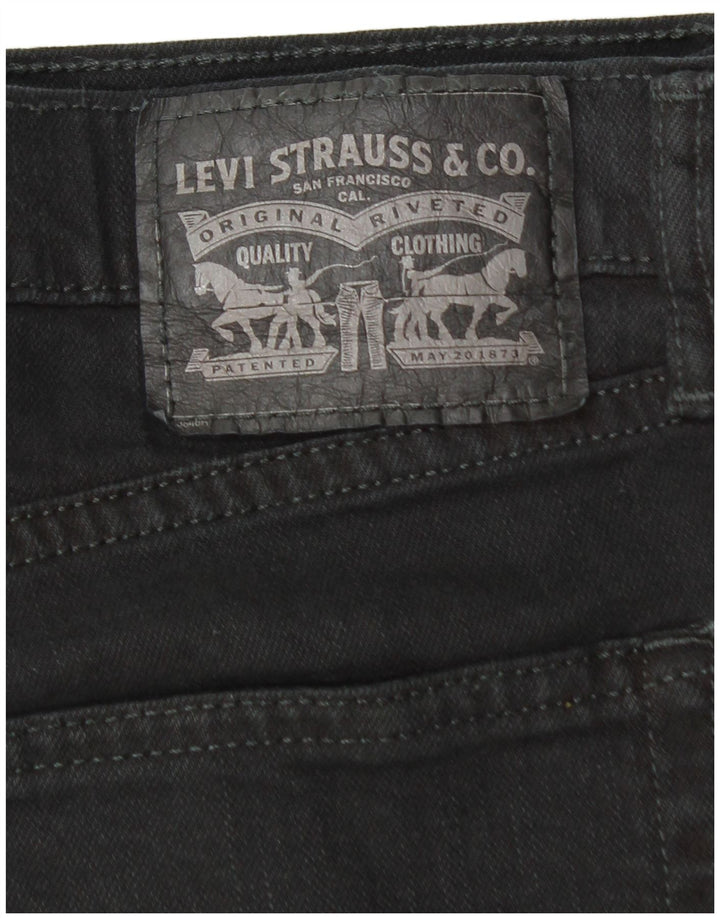 Jeans dritti da uomo Levi's W34 L32 cotone nero