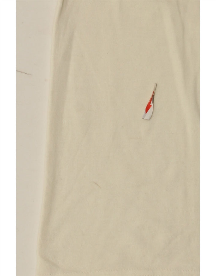 T-shirt grafica da donna Paul Smith Top UK 12 cotone bianco medio