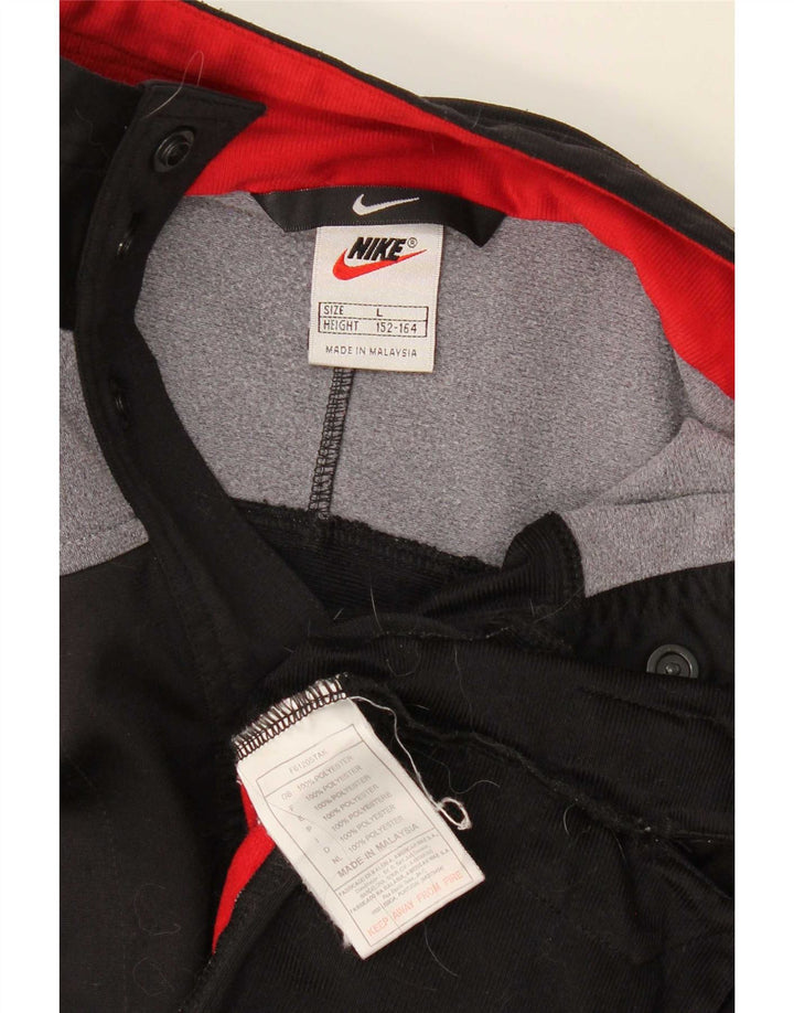 Giacca da ginnastica grafica da ragazzo Nike 12-13 anni Large Black Colourblock