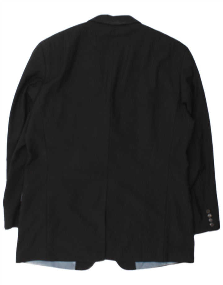 Giacca blazer da uomo a 3 bottoni Hugo Boss UK 44 2XL Nera