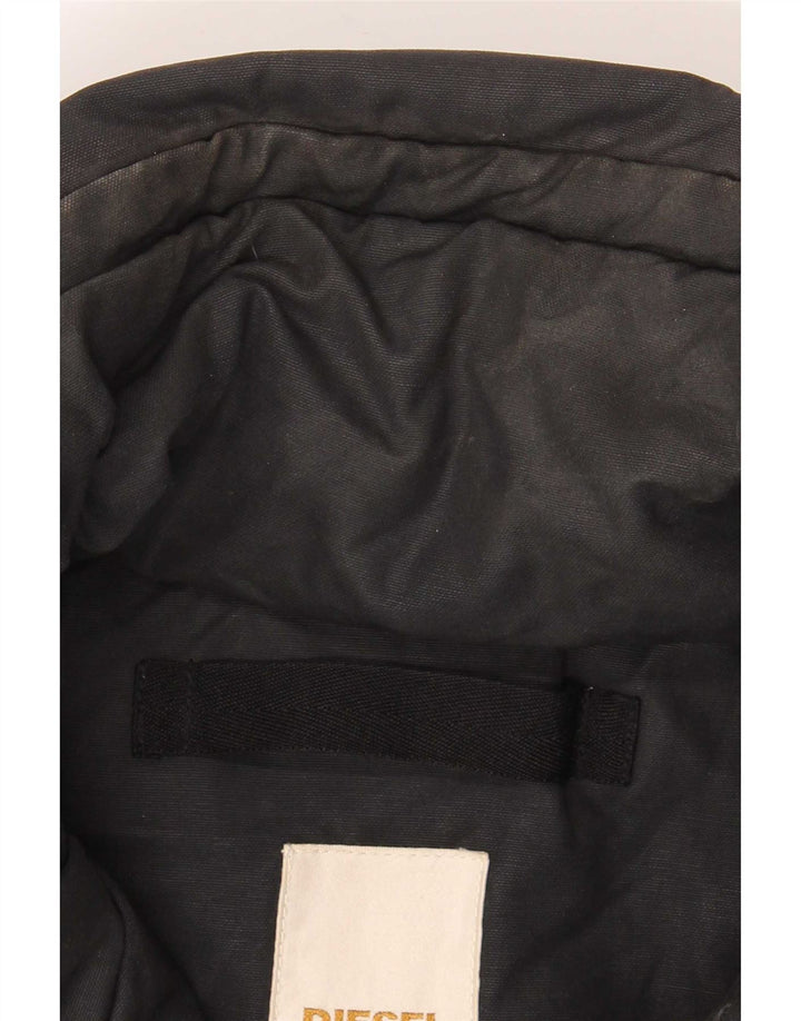 Diesel Parka da uomo UK 38 Medium Black Cotton