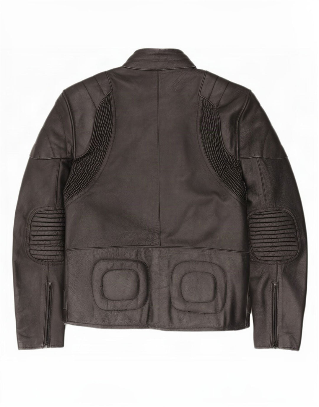 Giacca da pilota in pelle vintage da uomo UK 36 piccola nera