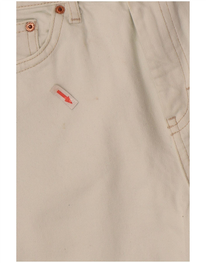 TOPSHOP Jeans dritti corti da donna W30 L25 bianchi