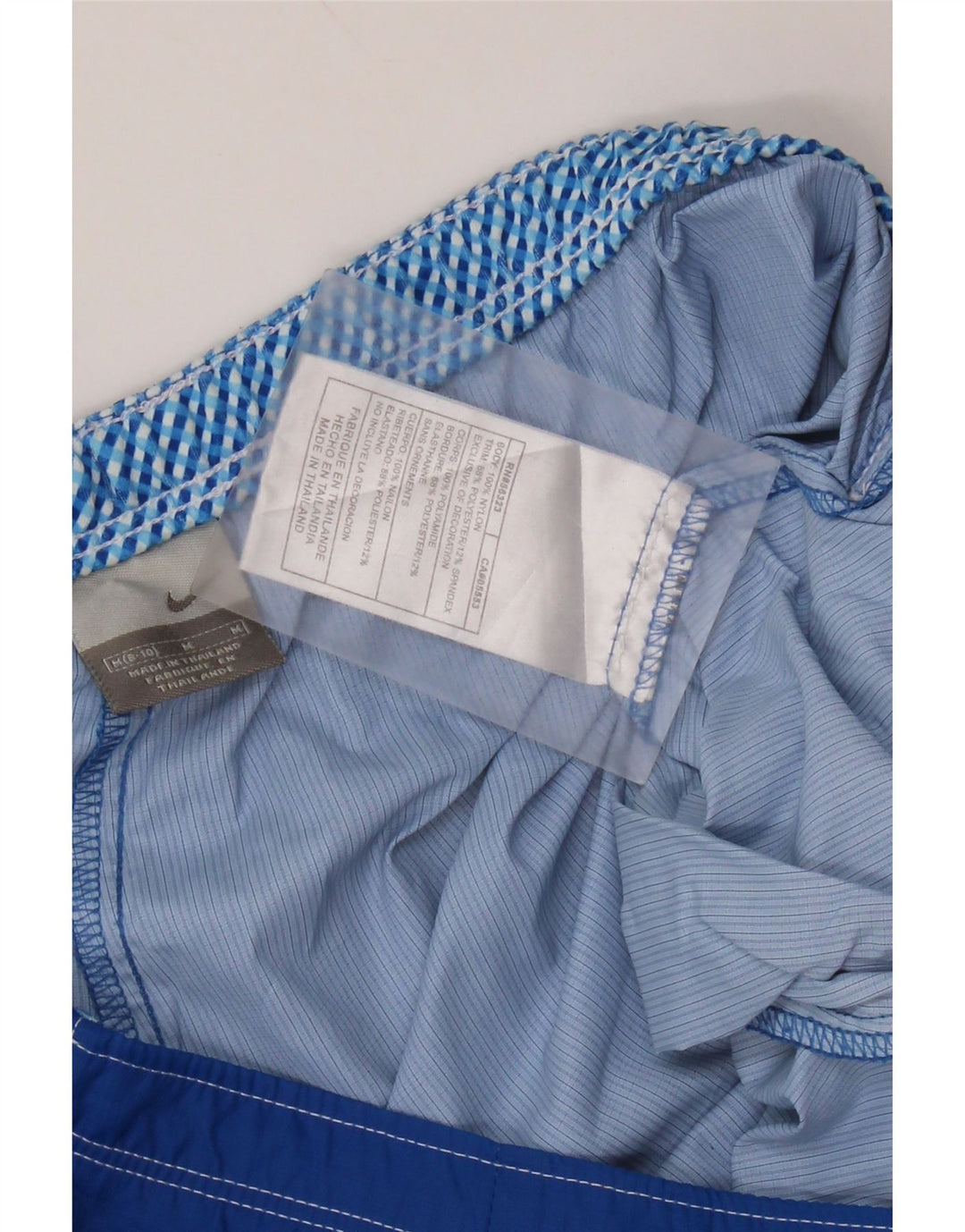 Pantaloncini sportivi Nike da donna US 8/10 nylon blu medio