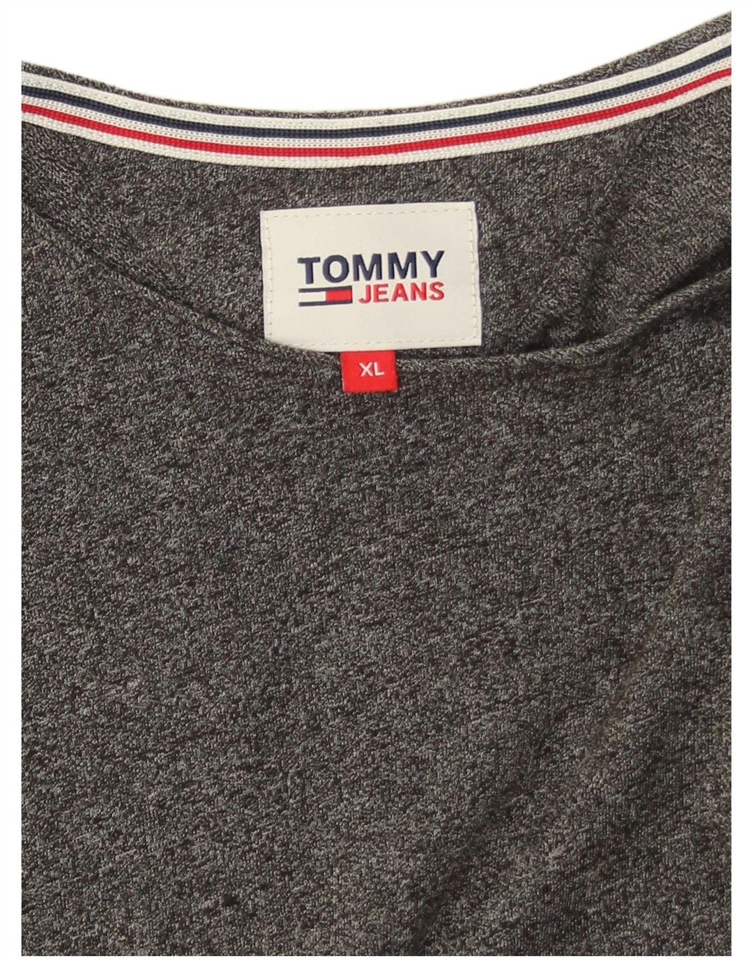 T-shirt da uomo Tommy Hilfiger Top XL grigio chiazzato