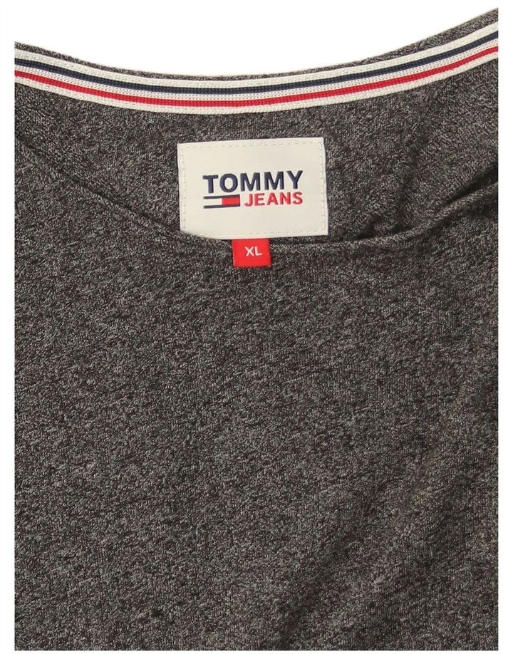 T-shirt da uomo Tommy Hilfiger Top XL grigio chiazzato