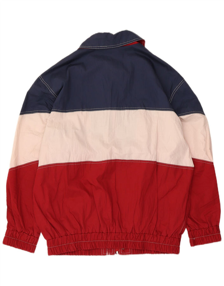Giubbotto bomber vintage da uomo IT 50 color block medio multicolore